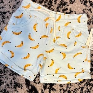 Tucker + Tate Banana Print Kids' Shorts in Light Blue
